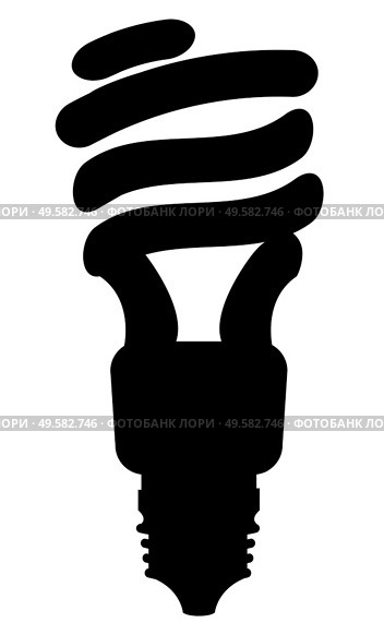 Light-bulb icon in black color, garbage sorting, electric disposal. Illumination logotype, west equipment, utilize lamp, waste element, electrical vector. Illumination Logotype, Garbage Sorting Vector. Стоковая иллюстрация, агентство Ingram Publishing / Фотобанк Лори