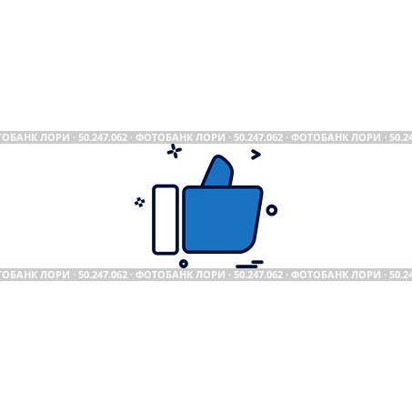 Like icon design vector . Стоковая иллюстрация, агентство Ingram Publishing / Фотобанк Лори