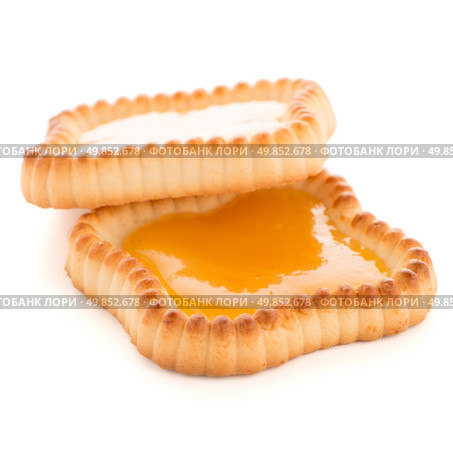 Lime jam tartlets isolated on white background. Стоковое фото, агентство Ingram Publishing / Фотобанк Лори