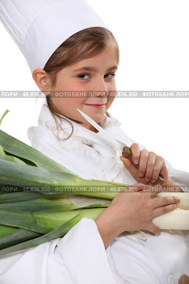 little would-be cook. Стоковое фото, агентство Ingram Publishing / Фотобанк Лори