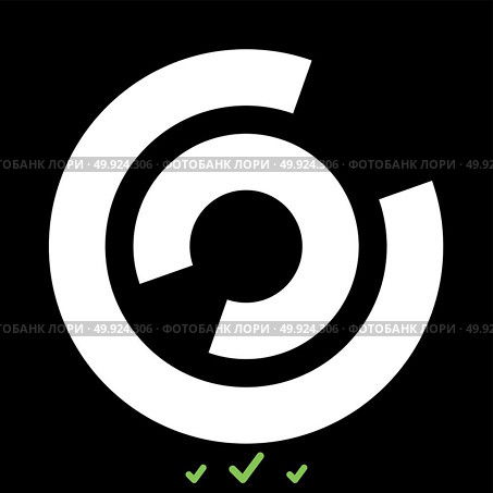 Load it is white icon .. Load it is white icon . Flat style. Стоковая иллюстрация, агентство Ingram Publishing / Фотобанк Лори