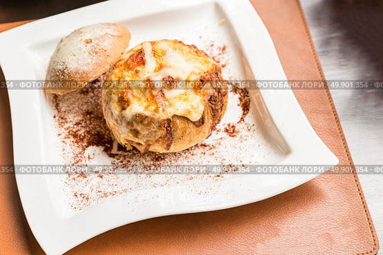 Lobster Thermidor, French Groumet cuisine. Стоковое фото, агентство Ingram Publishing / Фотобанк Лори
