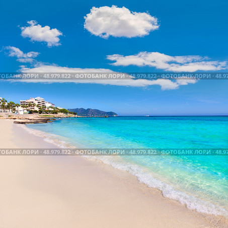 Majorca Cala Millor beach Son Servera Mallorca Balearic islands of Spain. Стоковое фото, агентство Ingram Publishing / Фотобанк Лори