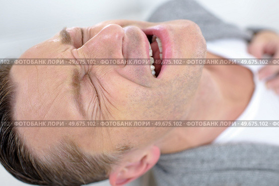 Man having a heart attack. Стоковое фото, агентство Ingram Publishing / Фотобанк Лори