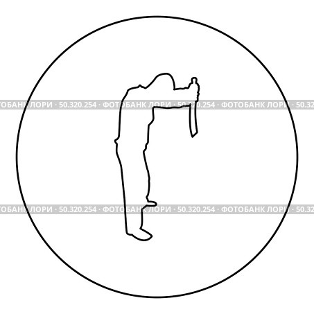Man with sword machete from above Cold weapons in hand military man Soldier Serviceman in various positions Hunter with knife Fight poses Strong defender Warrior concept Weaponry Standing  silhouette in circle round black color vector illustration contour outline style image simple image. Man with sword machete from above Cold weapons in hand military man Soldier Serviceman in positions Hunter with knife Fight poses Strong defender Warrior concept Weaponry Stand silhouette in circle round black color vector illustration contour outline style image . Стоковая иллюстрация, агентство Ingram Publishing / Фотобанк Лори