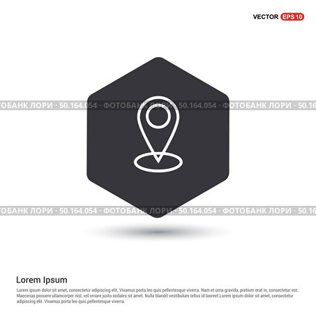 Map pin icon. Стоковая иллюстрация, агентство Ingram Publishing / Фотобанк Лори