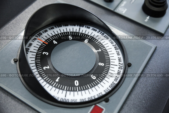 Marine gyro compass repeater. Стоковое фото, фотограф EugeneSergeev / Фотобанк Лори