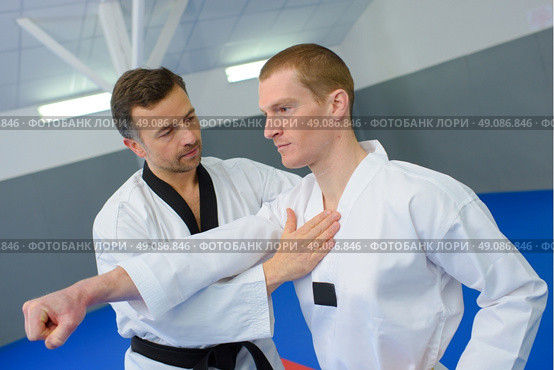 Martial arts class. Стоковое фото, агентство Ingram Publishing / Фотобанк Лори