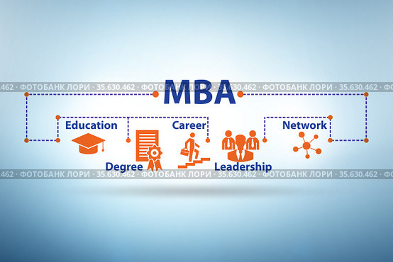 Master of business administration MBA concept. Стоковое фото, фотограф Elnur / Фотобанк Лори