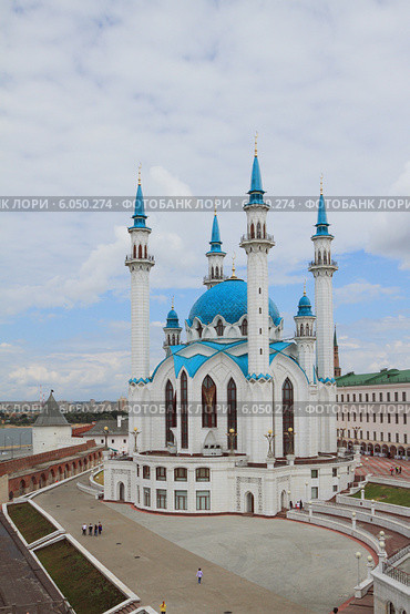 Мечеть Кул-Шариф в казанском кремле, Татарстан (2014 год). Стоковое фото, фотограф Вадим Хомяков / Фотобанк Лори