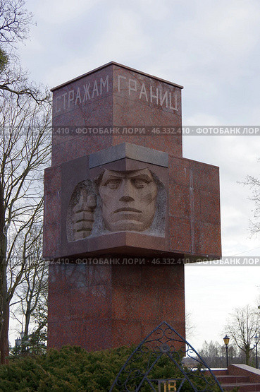 Мемориал "Стражам границ". Брест, сквер Пограничников (2020 год). Редакционное фото, фотограф Алексей Иванов / Фотобанк Лори
