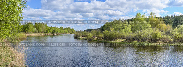 Мещерский национальный парк, панорама. Стоковое фото, фотограф Сергей Дрозд / Фотобанк Лори
