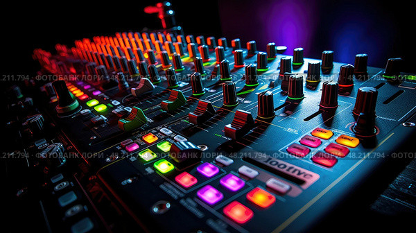 microphone sound equipment ai generated. Стоковое AI-изображение, AI-художник Vectorwin / Фотобанк Лори