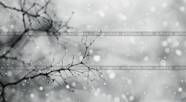 Microscopic Neurons in a Monochrome Environment With Bokeh Effect. Стоковое AI-изображение, AI-художник Юлия Гапеенко / Фотобанк Лори