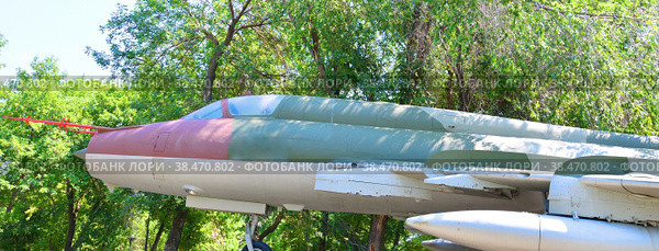 Military fighter-bomber aircraft. Стоковое фото, фотограф Владимир Галкин / Фотобанк Лори