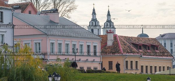 Minsk. Downtown of Nemiga. Belarus. Стоковое фото, агентство Ingram Publishing / Фотобанк Лори