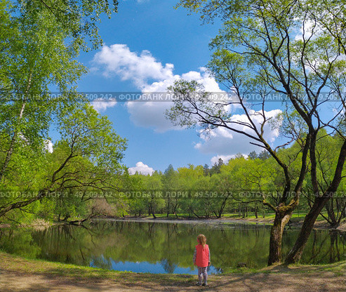 Minsk Sea. Lake in Belarus. Стоковое фото, агентство Ingram Publishing / Фотобанк Лори