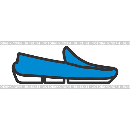 Moccasin Icon. Editable Bold Outline With Color Fill Design. Vector Illustration. Стоковая иллюстрация, агентство Ingram Publishing / Фотобанк Лори