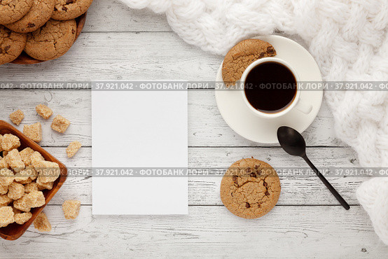 Mockup piece of paper for text. Стоковое фото, фотограф Костенюкова Наталия / Фотобанк Лори