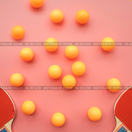 modern ping pong composition. Стоковое фото, агентство Ingram Publishing / Фотобанк Лори