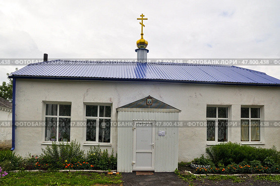 Молельный дом в честь иконы Божий Матери "Знамение". Село Новая Заимка. Тюменская область (2016 год). Стоковое фото, фотограф Александр Тараканов / Фотобанк Лори