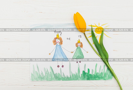 mommy me inscription with painting. High resolution photo. mommy me inscription with painting. High quality photo. Стоковое фото, агентство Ingram Publishing / Фотобанк Лори