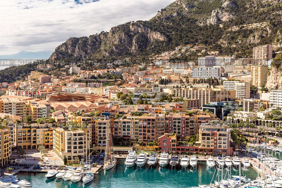 Monaco Fontvieille cityscape Monte carlo French Riviera. Стоковое фото, агентство Ingram Publishing / Фотобанк Лори