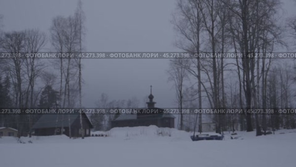 Монастырь, остров Вселуг (2024 год). Стоковое видео, видеограф Sergey Alejseev / Фотобанк Лори