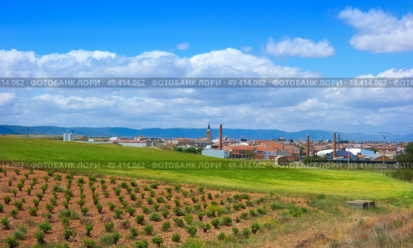 Mora village in Toledo in castile La Mancha of spain by Saint James Way. Стоковое фото, агентство Ingram Publishing / Фотобанк Лори