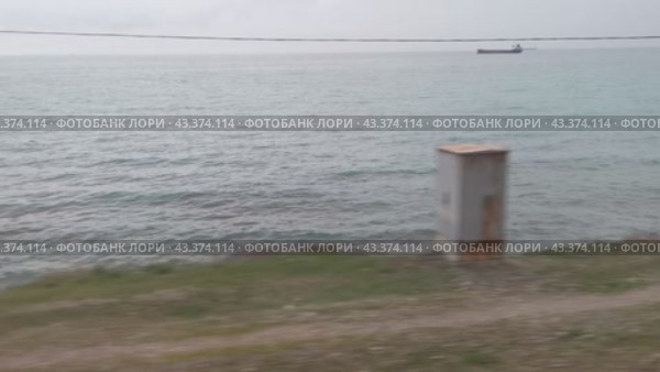 Морское побережье в сторону Туапсе на ласточке. Стоковое видео, видеограф Сергей Татаринцев / Фотобанк Лори