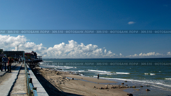 Морское побережье. Зеленоградск (2007 год). Стоковое фото, фотограф Алексей Зарубин / Фотобанк Лори