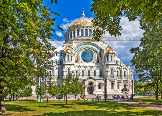 Морской Никольский собор. Кронштадт. Санкт-Петербург (2019 год). Стоковое фото, фотограф Сергей Афанасьев / Фотобанк Лори