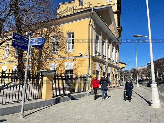 Москва, Никитский бульвар, 7А. Дом Н.В.Гоголя (2023 год). Редакционное фото, фотограф Овчинникова Ирина / Фотобанк Лори
