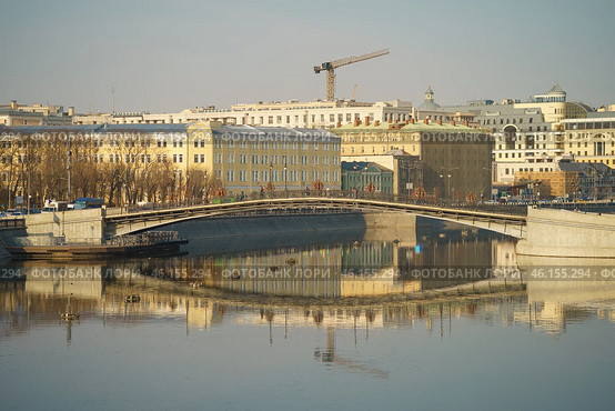 Москва, Россия - 11 апреля 2019: Городской пейзаж. Редакционное фото, фотограф YuryKara / Фотобанк Лори