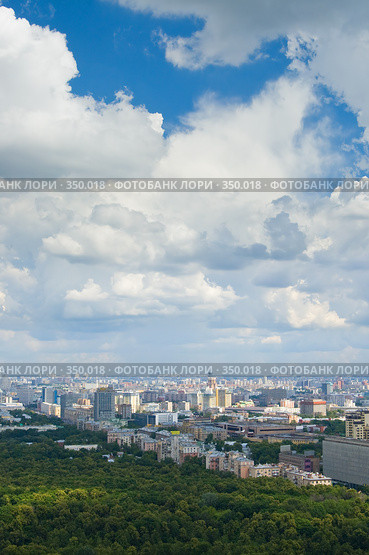 Москва с большой высоты (2008 год). Стоковое фото, фотограф Влад Нордвинг / Фотобанк Лори