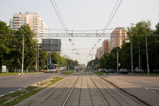Москва, Симферопольский бульвар (2013 год). Редакционное фото, фотограф Антон Павлов / Фотобанк Лори