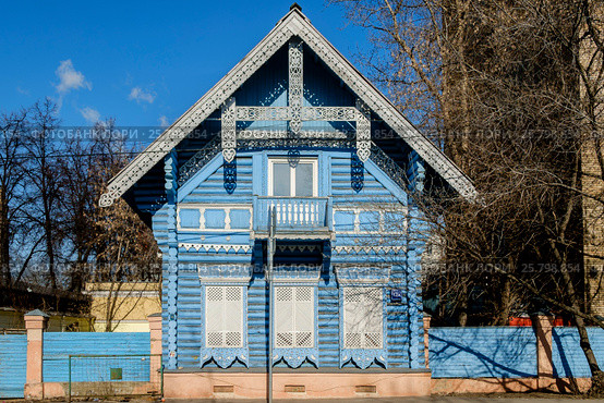 Москва, улица Погодинская, 12А, старинное здание "Погодинская изба" (2016 год). Стоковое фото, фотограф glokaya_kuzdra / Фотобанк Лори