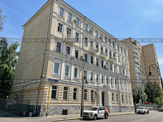 Москва, улица Спиридоновка, дом 16 строение 1, 1902 года постройки. Редакционное фото, фотограф Овчинникова Ирина / Фотобанк Лори