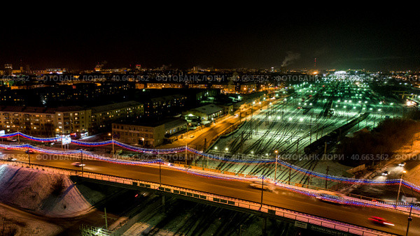 Мост в Кургане (2017 год). Стоковое фото, фотограф Денис Александрович Бирюков / Фотобанк Лори
