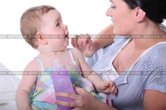 Mother and baby. Стоковое фото, агентство Ingram Publishing / Фотобанк Лори