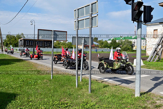 Мотопробег Москва-Тобольск. Город Тобольск. Редакционное фото, фотограф Александр Тараканов / Фотобанк Лори