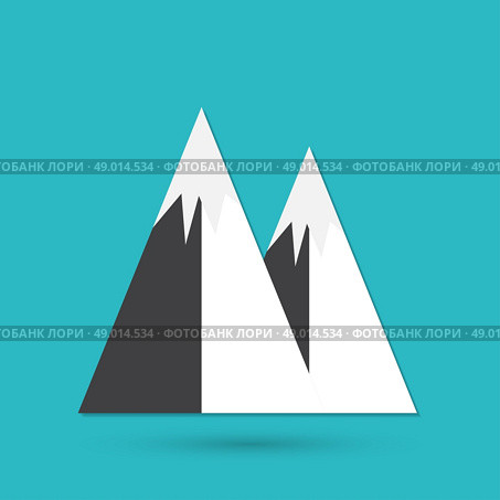 Mountain icon. Стоковая иллюстрация, агентство Ingram Publishing / Фотобанк Лори