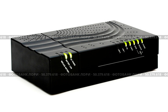 MTA cable modem - Internet and voice in only one equipment. Стоковое фото, агентство Ingram Publishing / Фотобанк Лори