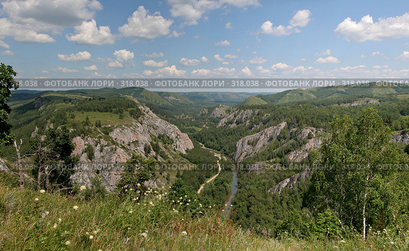 Мурадымовское ущелье. Стоковое фото, фотограф Михаил Валеев / Фотобанк Лори