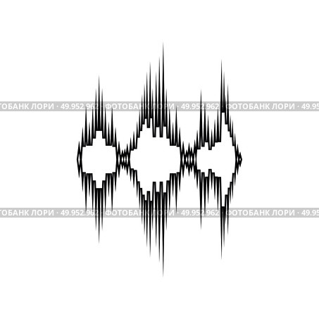Music equalizer icon. Thin line design. Vector illustration. Стоковое фото, агентство Ingram Publishing / Фотобанк Лори