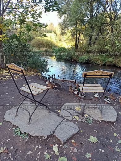 На берегу реки Пехорка в мкр-не  Кучино в Балашихе. Редакционное фото, фотограф stargal / Фотобанк Лори