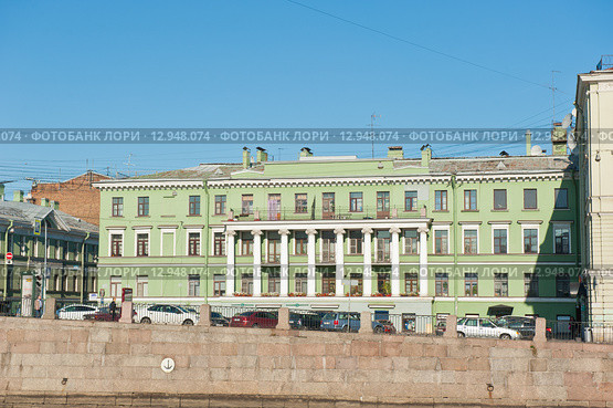 Набережная реки Фонтанки, 79. Санкт-Петербург. Россия (2015 год). Редакционное фото, фотограф E. O. / Фотобанк Лори