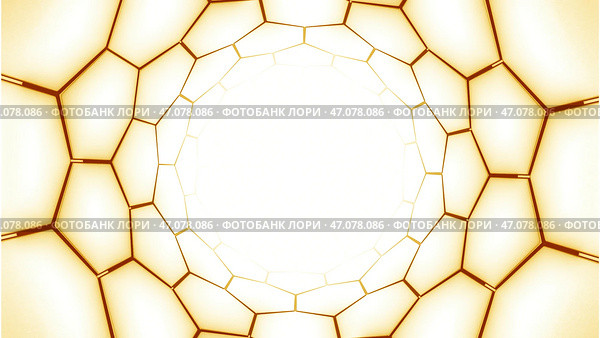 Nanotube structure animation. Стоковая иллюстрация, иллюстратор David Kashakhi / Фотобанк Лори