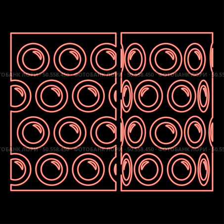 Neon air bubble wrap film for cushioning fragile packaging shockproof plastic roll polyethylene cargo safety concept red color vector illustration image flat style light. Neon air bubble wrap film for cushioning fragile packaging shockproof plastic roll polyethylene cargo safety concept red color vector illustration image flat style. Стоковая иллюстрация, агентство Ingram Publishing / Фотобанк Лори