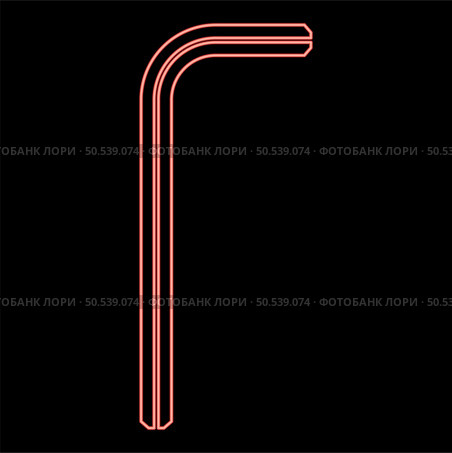 Neon hex key hex key wrench tool fixing concept red color vector illustration image flat style light. Neon hex key hex key wrench tool fixing concept red color vector illustration image flat style. Стоковая иллюстрация, агентство Ingram Publishing / Фотобанк Лори